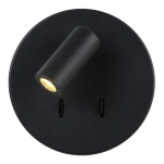 Kinkiet BENTJER Ø 14 cm LED 3000K czarny 79201/09/30 Lucide - zdjęcie dodatkowe 4